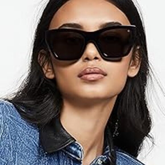 Rag & Bone RNB1046/G/S 01ED PR Sunglasses Green Square Frame, Grey Lenses main image 7